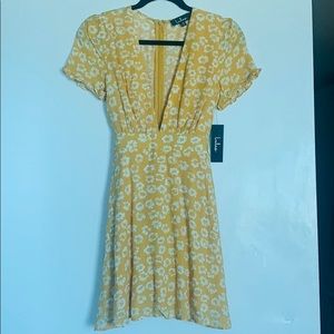 Lulus Yellow Mini Dress